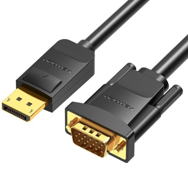 Cable Conversor Vention HBLBI/ VGA Macho - DisplayPort Macho/ 3m/ Negro 6922794746787 HBLBI VEN-ADP CONV HBLBI