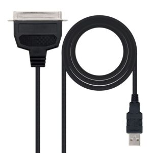 Cable Conversor impresora Nanocable 10.03.0001/ USB Macho - CN36 Macho/ 1.5m/ Negro 8433281000551 10.03.0001 NAN-ADP 10.03.0001