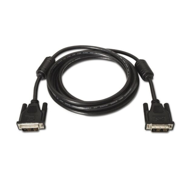 Cable DVI Aisens A117-0086/ DVI-D Macho - DVI-D Macho/ Hasta 3W/ 10Mbps/ 1.8m/ Negro - Imagen 2