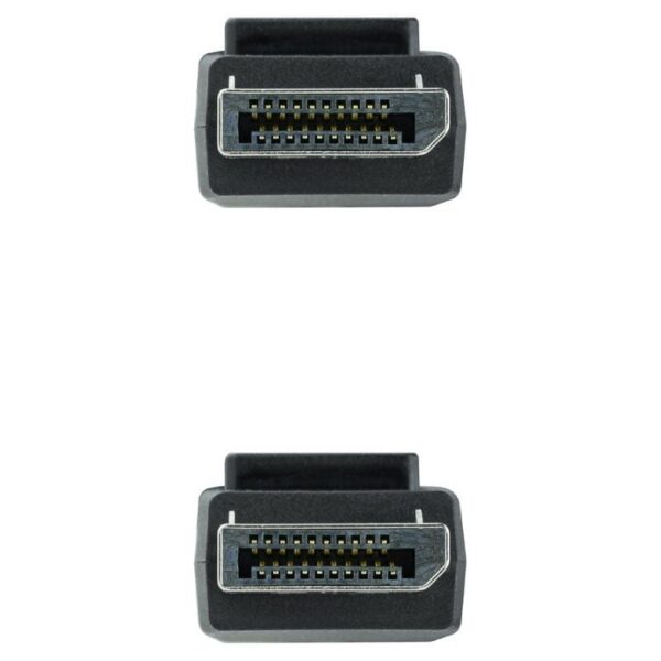 Cable DisplayPort Nanocable 10.15.2602/ DisplayPort Macho - DisplayPort Macho/ 2m/ Negro - Imagen 3