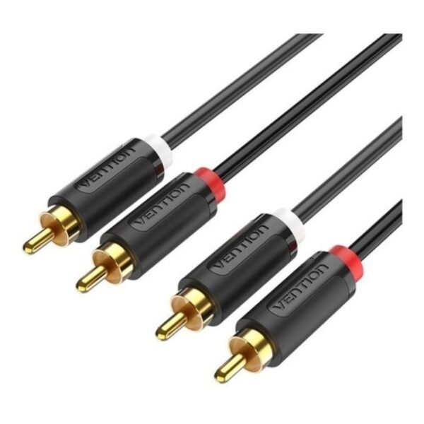 Cable Estéreo Vention BCMBF/ 2x RCA Macho - 2x RCA Macho/ 1m/ Negro 6922794751385 BCMBF VEN-CAB BCMBF