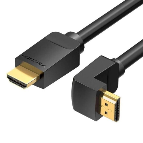 Cable HDMI 2.0 4K Acodado Vention AAQBF/ HDMI Macho - HDMI Macho/ 1m/ Negro 6922794746213 AAQBF VEN-CAB HDMI AAQBF