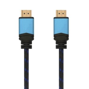 Cable HDMI 2.0 4K Aisens A120-0357/ HDMI Macho - HDMI Macho/ Hasta 10W/ 2250Mbps/ 2m/ Negro/ Azul 8436574703627 A120-0357 AIS-CAB A120-0357