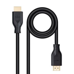 Cable HDMI 2.0 4K CCS Nanocable 10.15.3902/ HDMI Macho - HDMI Macho/ 2m/ Negro 8433281013872 10.15.3902 NAN-CAB 10 15 3902