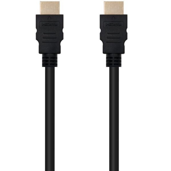 Cable HDMI 2.0 4K Nanocable 10.15.3802/ HDMI Macho - HDMI Macho/ 2m/ Negro - Imagen 2