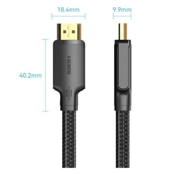 Cable HDMI 2.0 4K Vention ALLBF/ HDMI Macho - HDMI Macho/ 1m/ Negro - Imagen 2