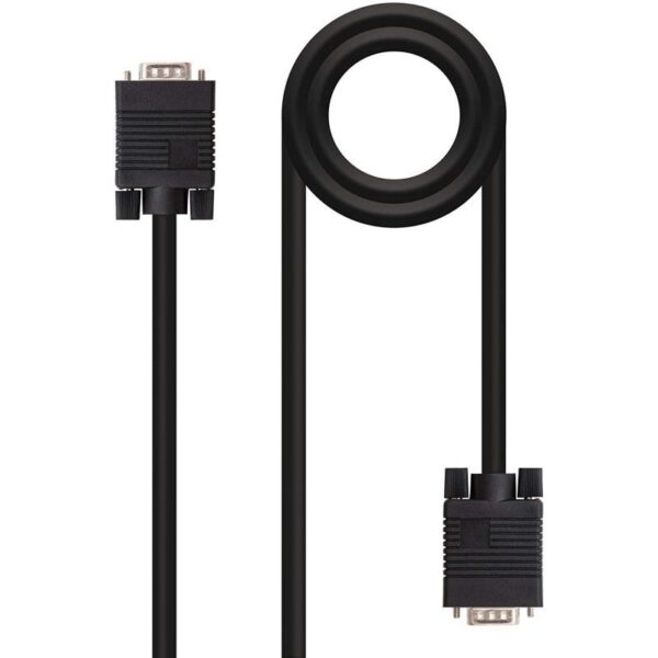 Cable SVGA Nanocable 10.15.1302/ VGA Macho - VGA Macho/ 1.8m/ Negro - Imagen 2