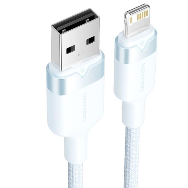 Cable USB 2.0 Lightning Vention LANSF/ USB Macho - Lightning Macho/ 480Mbps/ 1m/ Azul - Imagen 2