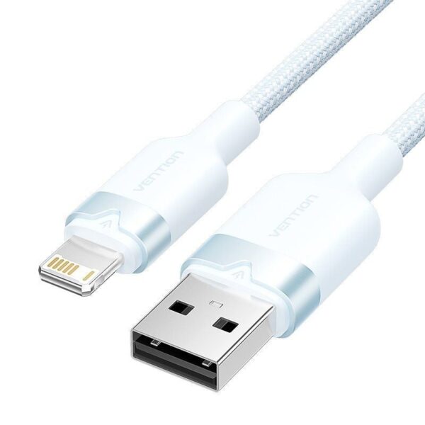 Cable USB 2.0 Lightning Vention LANSF/ USB Macho - Lightning Macho/ 480Mbps/ 1m/ Azul 6922794783768 LANSF VEN-CAB LANSF