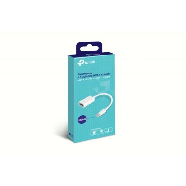 Cable USB 2.0 TP-Link UC400/ USB Tipo-C Macho - USB Hembra/ 10cm/ Blanco - Imagen 2