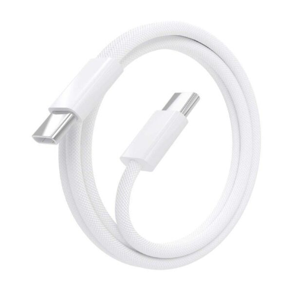 Cable USB 2.0 Tipo-C Aisens A107-0856/ USB Tipo-C Macho - USB Macho/ Hasta 60W/ 480Mbps/ 2m/ Blanco - Imagen 2