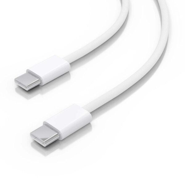 Cable USB 2.0 Tipo-C Aisens A107-0856/ USB Tipo-C Macho - USB Macho/ Hasta 60W/ 480Mbps/ 2m/ Blanco - Imagen 3