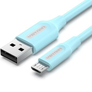 Cable USB 2.0 Vention COLSG/ USB Macho - MicroUSB Macho/ Hasta 60W/ 480Mbps/ 1.5m/ Azul 6922794756175 COLSG VEN-CAB COLSG