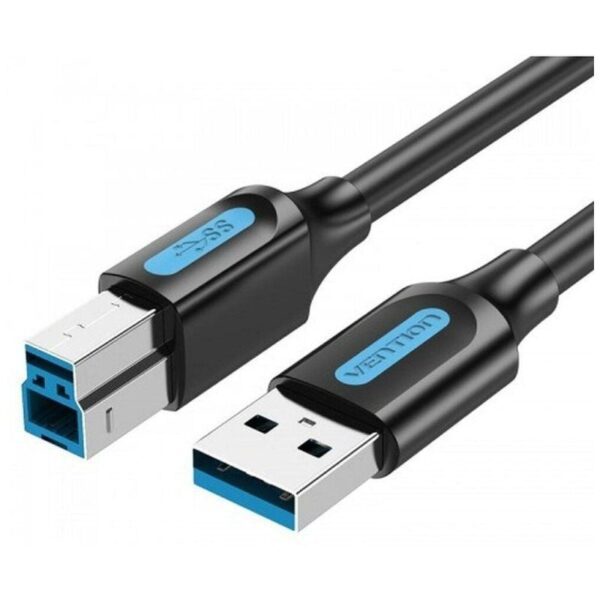 Cable USB 3.0 Vention COOBD/ USB Tipo-B Macho - USB Macho/ 5Gbps/ 50cm/ Negro 6922794749542 COOBD VEN-CAB COOBD