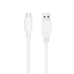 Cable USB 3.1 Tipo-C Nanocable 10.01.4000-W/ USB Tipo-C Macho - USB Macho/ 50cm/ Blanco 8433281014145 10.01.4000-W NAN-CAB 10 01 4000-W