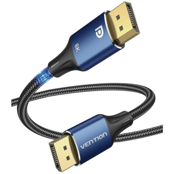 Cable Vention HCELG/ DisplayPort Macho - DisplayPort 8K Macho/ 1.5m/ Azul - Imagen 2