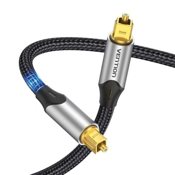 Cable de Audio de Fibra óptica Vention BAVHF/ 1m/ Gris - Imagen 2