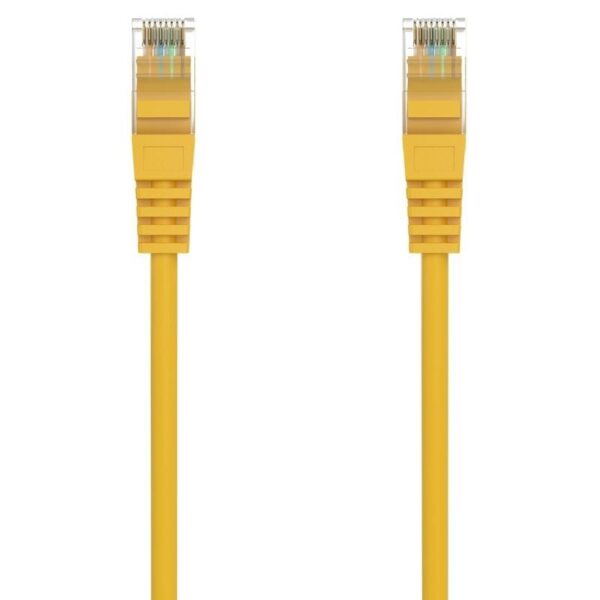 Cable de Red RJ45 AWG24 UTP Aisens A145-0563 Cat.6A/ LSZH/ 25cm/ Amarillo - Imagen 3