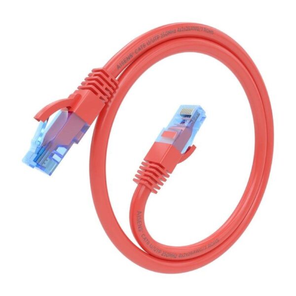 Cable de Red RJ45 AWG26 CCA UTP Aisens A135-0790 Cat.6/ 1.5m/ Rojo - Imagen 2