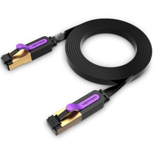 Cable de Red RJ45 STP Vention ICABF Cat.7/ 1m/ Negro - Imagen 3