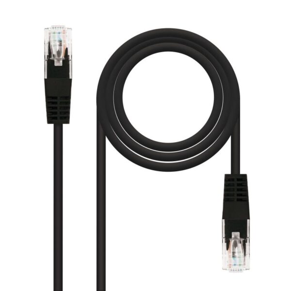 Cable de Red RJ45 UTP Nanocable 10.20.0400-BK Cat.6/ 50cm/ Negro - Imagen 2