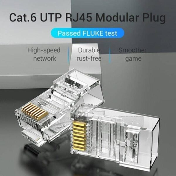 Conector RJ45 IDDR0-100/ Cat.6 UTP/ 100 uds - Imagen 2