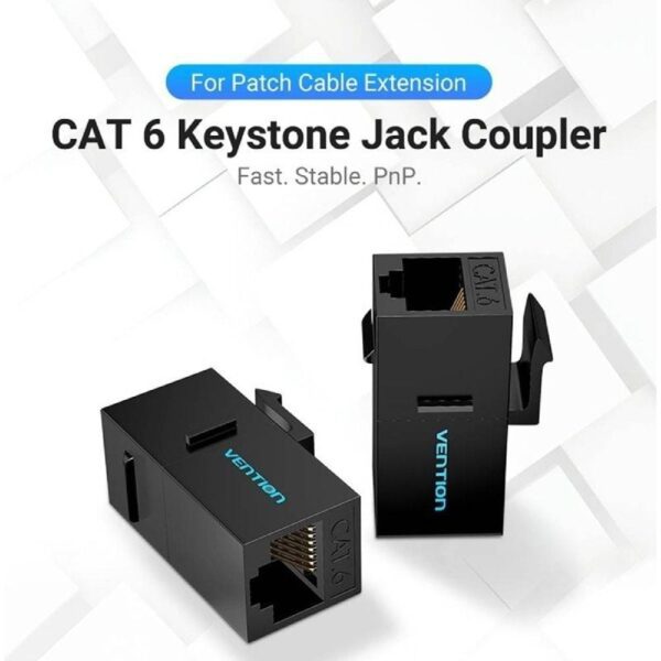 Conector RJ45 Vention IPGB0 Cat6 UTP/ Negro - Imagen 3