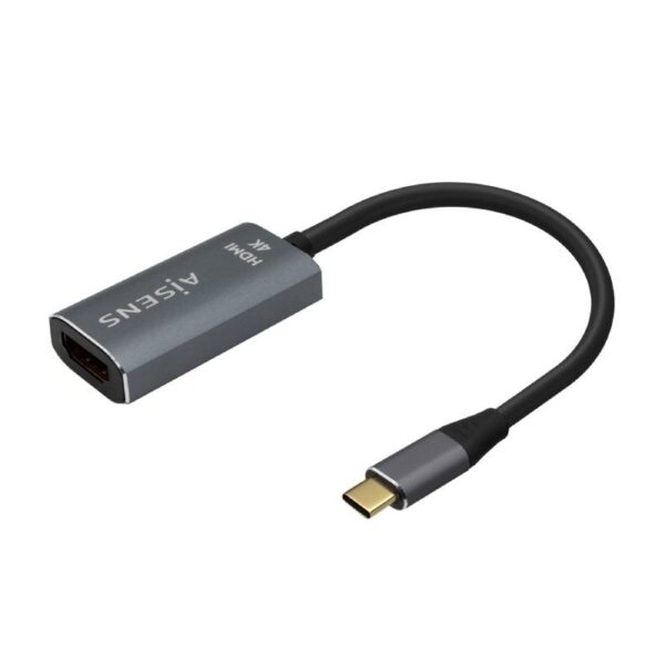 Conversor HDMI 4K 60Hz Aisens A109-0683/ HDMI Hembra - USB Tipo-C Macho/ 15cm/ Gris - Imagen 2