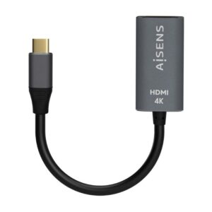 Conversor HDMI 4K 60Hz Aisens A109-0683/ HDMI Hembra - USB Tipo-C Macho/ 15cm/ Gris 8436574708189 A109-0683 AIS-ADP A109-0683