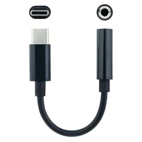 Conversor USB Tipo-C Nanocable 10.24.1205/ USB Tipo-C Macho - Jack 3.5 Hembra - Imagen 2