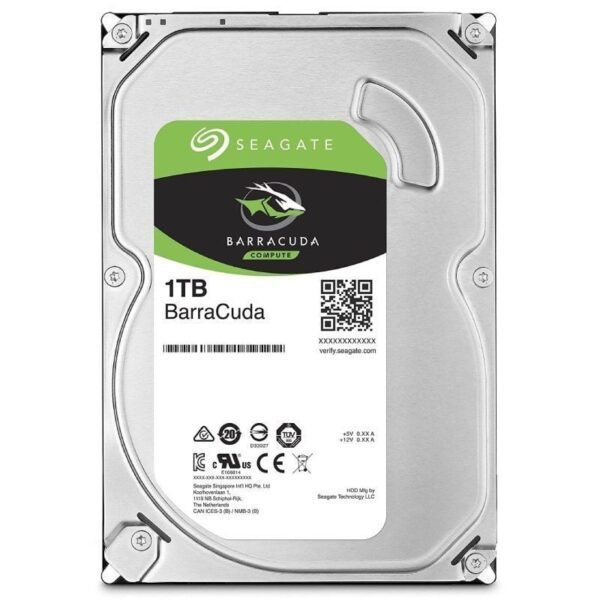 Disco Duro Seagate BarraCuda 1TB/ 3.5"/ SATA III/ 256MB  ST1000DM014 SEA-ST1000DM014