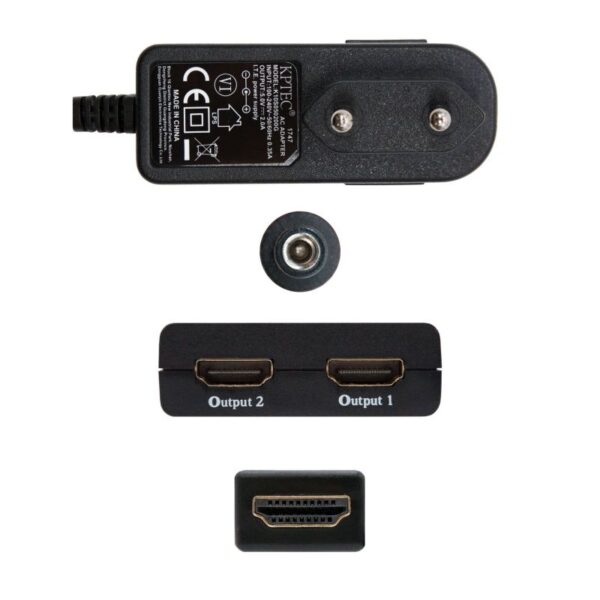 Duplicador HDMI Nanocable 10.25.3502/ HDMI Macho - 2x HDMI Hembra - Imagen 3