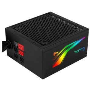 Fuente de Alimentación Aerocool LUX RGB 550M/ 550W/ Ventilador 12cm/ 80 Plus Bronze 4718009156203 LUXRGB550M AER-FUENTE LUXRGB550M