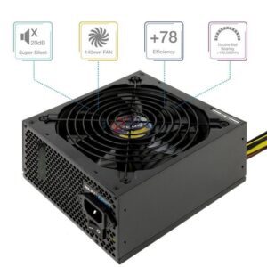 Fuente de Alimentación TooQ TQAPOLO-650SP/ 650W/ Ventilador 14cm 8433281010291 TQAPOLO-650SP TOO-FUENTE TQAPOLO-650SP