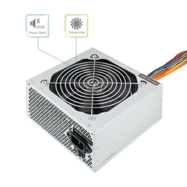 Fuente de Alimentación Tooq TQEP-500SSE-O OEM/ 500W/ Ventilador 12cm - Imagen 2