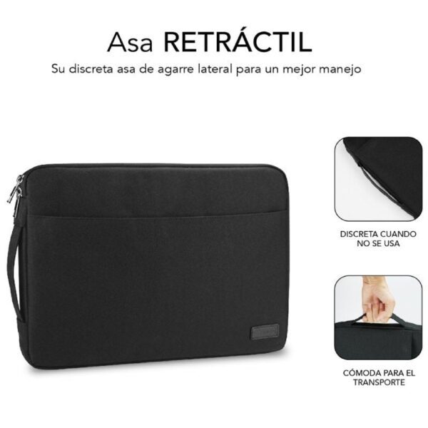 Funda Subblim Urban Laptop Sleeve para Portátiles hasta 14"/ Negra - Imagen 2