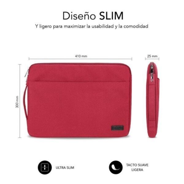 Funda Subblim Urban Laptop Sleeve para Portátiles hasta 15.6"/ Roja - Imagen 2