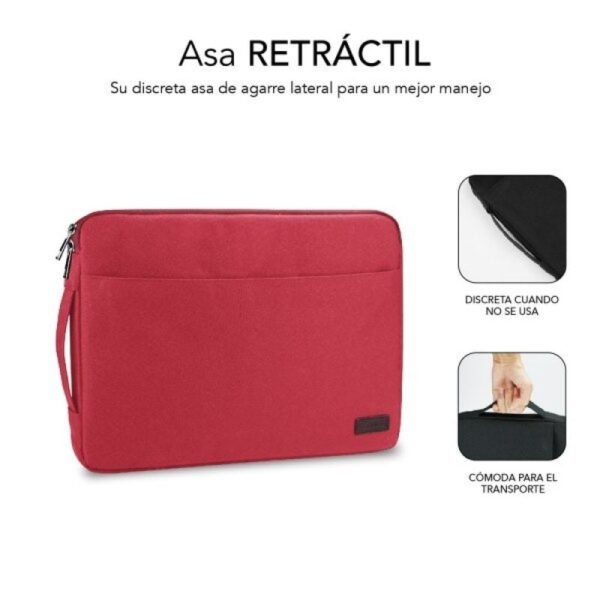 Funda Subblim Urban Laptop Sleeve para Portátiles hasta 15.6"/ Roja - Imagen 3