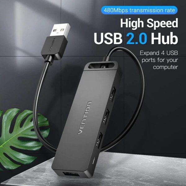 Hub USB 2.0 Vention CHMBD/ 4xUSB/ 50cm - Imagen 2