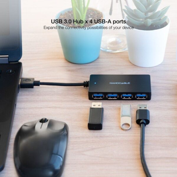 Hub USB 3.0 Nanocable 10.16.4403/ 4xUSB - Imagen 3