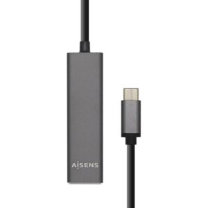 Hub USB Tipo-C Aisens A109-0403/ 4xUSB 8436574704143 A109-0403 AIS-HUB A109-0403