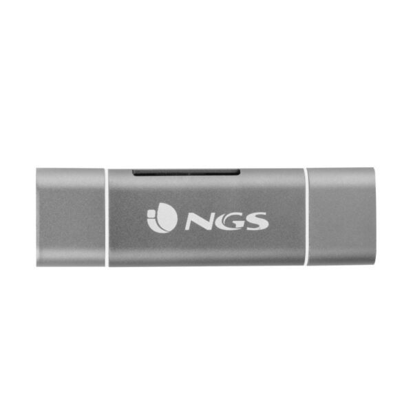 Lector de Tarjetas Externo NGS ALLY READER/ USB 2.0/ USB Tipo-C / Micro USB - Imagen 2