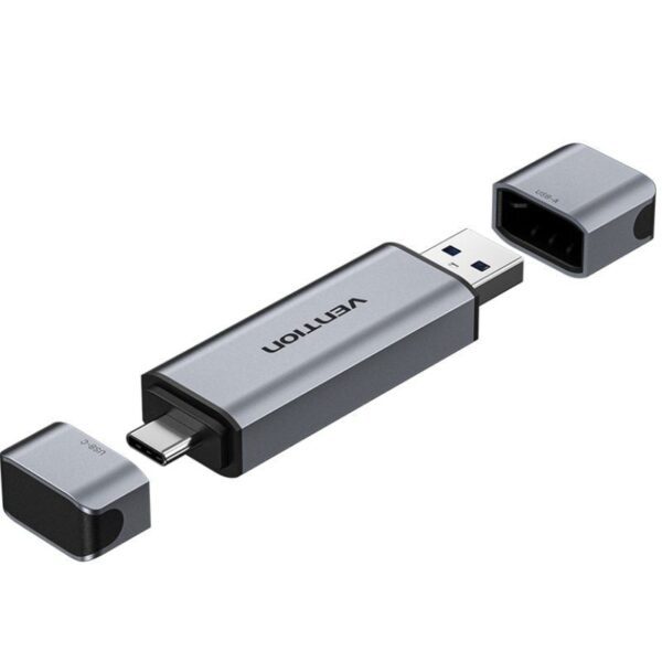 Lector de Tarjetas Externo Vention CLLH0/ USB 3.0/ USB Tipo-C - Imagen 2