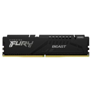 Memoria RAM Kingston FURY Beast 16GB/ DDR5/ 5200MHz/ 1.1V/ CL38/ DIMM 740617324372 KF552C40BB-16 KIN-FB KF552C40BB-16