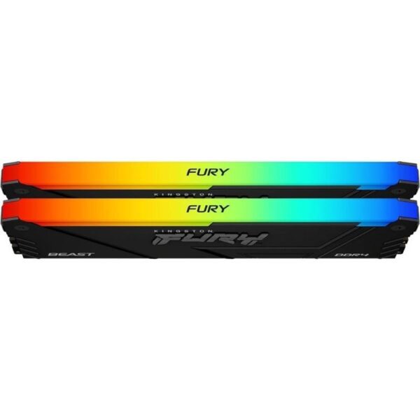 Memoria RAM Kingston FURY Beast RGB 2 x 16GB/ DDR4/ 3200MHz/ 1.35V/ CL16/ DIMM - Imagen 2