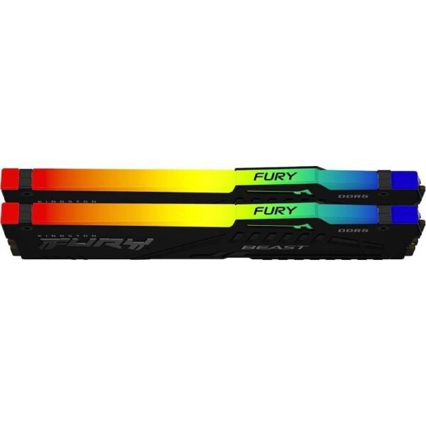 Memoria RAM Kingston FURY Beast RGB 2 x 16GB/ DDR5/ 6000MHz/ 1.35V/ CL36/ DIMM - Imagen 2