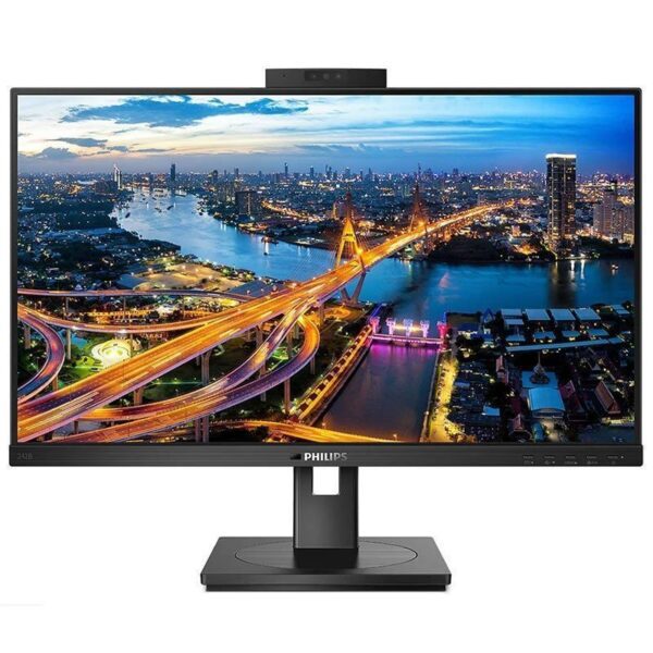 Monitor Profesional Philips 242B1H 23.8"/ Full HD/ Webcam/ Multimedia/ Regulable en altura/ Negro 8712581764234 242B1H/00 PHIL-M 242B1H