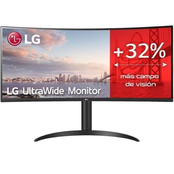 Monitor Profesional Ultrapanorámico Curvo LG UltraWide 34WP75CP-B 34"/ WQHD/ Multimedia/ Regulable en altura/ Negro 8806091970619 34WP75CP-B LG-M 34WP75CP-B