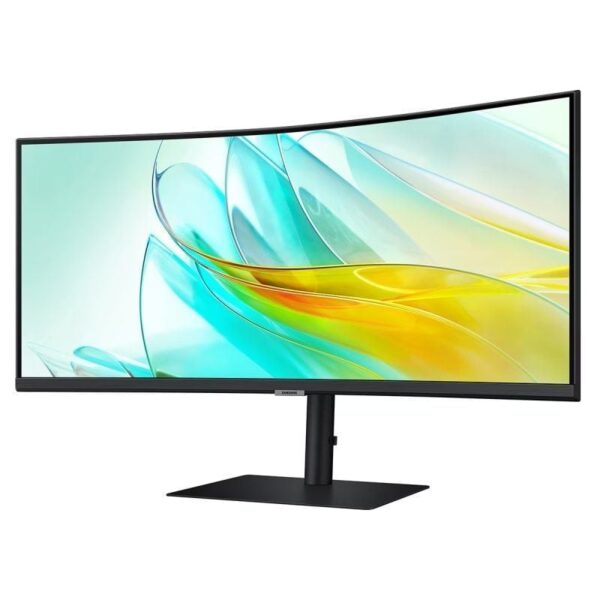 Monitor Profesional Ultraparonámico Curvo Samsung ViewFinity S6 S34C652UAU 34"/ UWQHD/ Multimedia/ Negro - Imagen 2