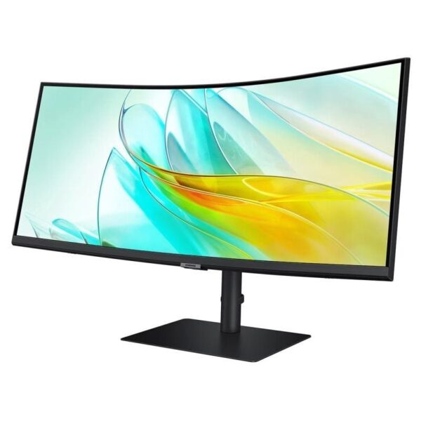 Monitor Profesional Ultraparonámico Curvo Samsung ViewFinity S6 S34C652UAU 34"/ UWQHD/ Multimedia/ Negro - Imagen 4